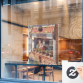 Der große Zauberer Fensteraufkleber (Café-Fenster)