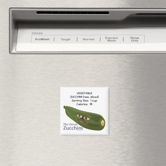 Der große Zucchini Magnet (In Situ (Geschirrspüler))