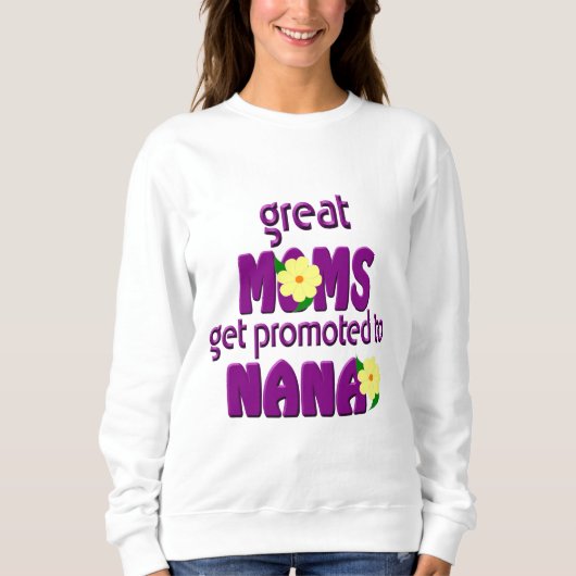 Der großen Mama erhalten das grundlegende Sweatshirt (Vorderseite)