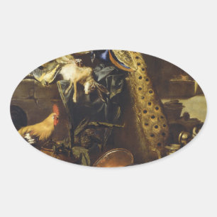 Der größere von Antonio Maria Vassallo Ovaler Aufkleber