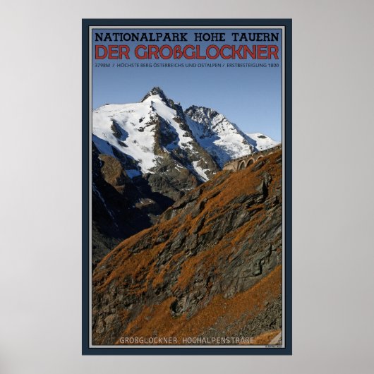 Der Großglockner Poster (Vorne)