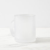 Der Großmütter Blau für immer Mattglastasse (Vorderseite Links)