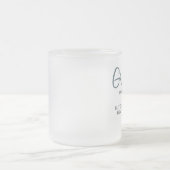 Der Großmütter Blau für immer Mattglastasse (Mittel)