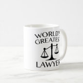 Der größte Anwalt der Welt Kaffeetasse (VorderseiteRechts)