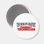 Der größte Apotheker der Welt Magnet (Vorderseite/Rückseite)