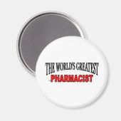 Der größte Apotheker der Welt Magnet (Vorderseite/Rückseite)