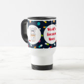 Der größte Arbeitsumfang der Welt Reisebecher (Vorderseite Links)