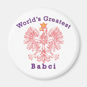Der größte Babci-Rotadler der Welt Magnet