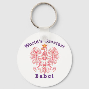 Der größte Babci-Rotadler der Welt Schlüsselanhänger