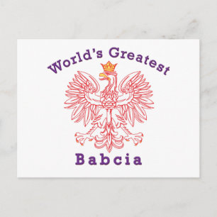 Der größte Babcia-Adler der Welt Postkarte