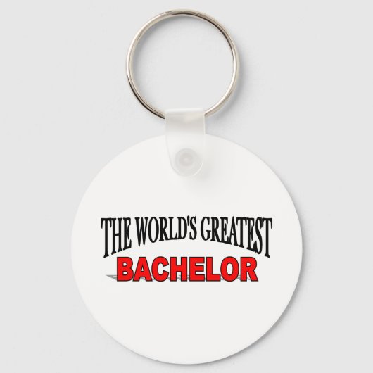 Der größte Bachelor der Welt Schlüsselanhänger (Vorderseite)