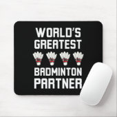 Der größte Badminton-Partner der Welt - Cool Badmi Mousepad (Mit Mouse)