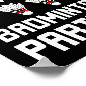 Der größte Badminton-Partner der Welt - Cool Badmi Poster (Ecke)