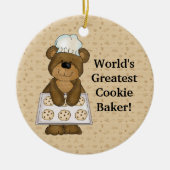 Der größte Bakerbär der Welt Keramik Ornament (Vorne)