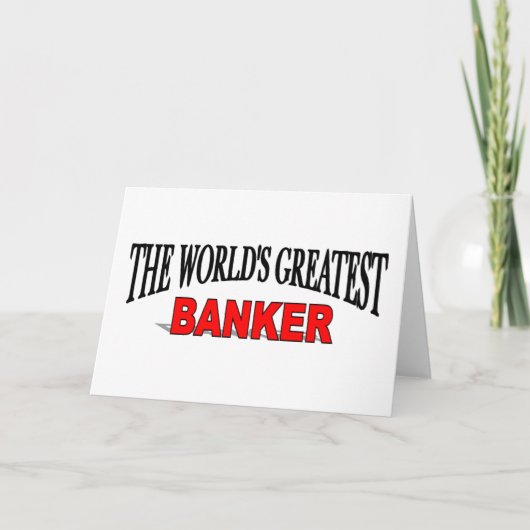 Der größte Banker der Welt Karte (Vorderseite)