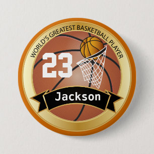 Der größte Basketballspieler der Welt Button