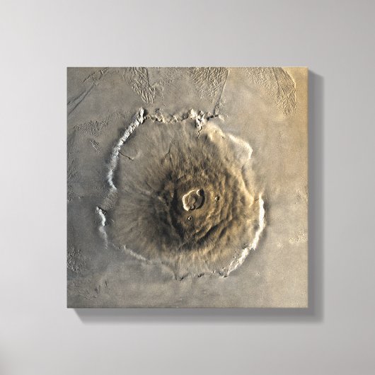 Der größte bekannte Vulkan im Sonnensystem Leinwanddruck (Vorderseite)