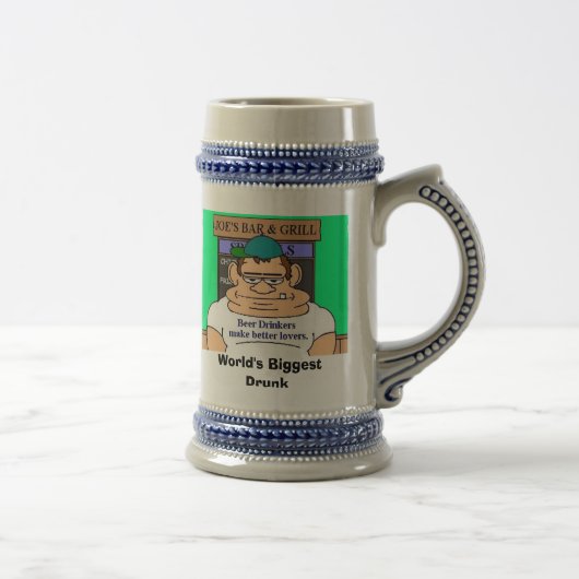 Der größte betrunkene Stein der Welt Bierglas (Rechts)