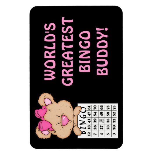 Der größte Bingo-Buddy-Magnet der Welt Magnet (Vertikal)