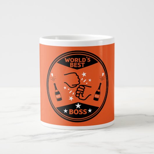 Der größte Boss der Welt Jumbo-Tasse (Vorderseite)