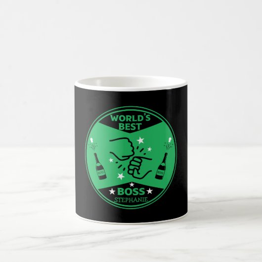 Der größte Boss der Welt Kaffeetasse (Mittel)