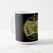 Der größte Boss der Welt Kaffeetasse (Vorderseite Links)