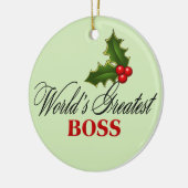 Der größte Boss der Welt Keramikornament (Links)