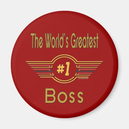 Der größte Boss der Welt Magnet (Vorne)
