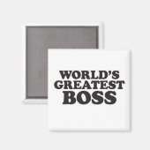 Der größte Boss der Welt Magnet (Vorderseite/Rückseite)