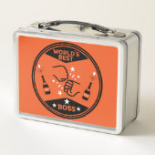 Der größte Boss der Welt Metall Brotdose (Rückseite)