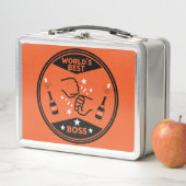 Der größte Boss der Welt Metall Brotdose (Beispiel)