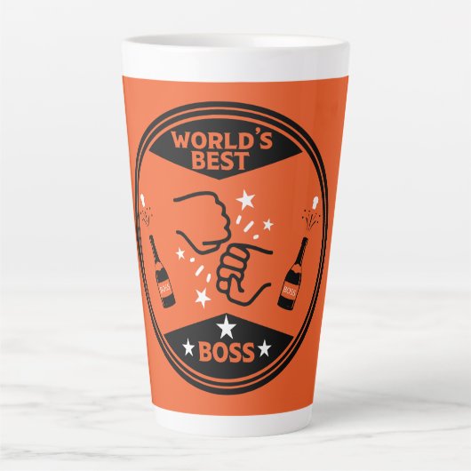 Der größte Boss der Welt Milchtasse (Vorderseite)