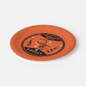 Der größte Boss der Welt Pappteller (Schrägansicht)