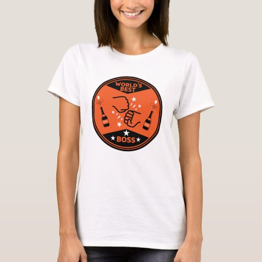 Der größte Boss der Welt T-Shirt (Vorderseite)