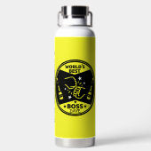 Der größte Boss der Welt Trinkflasche (Rückseite)