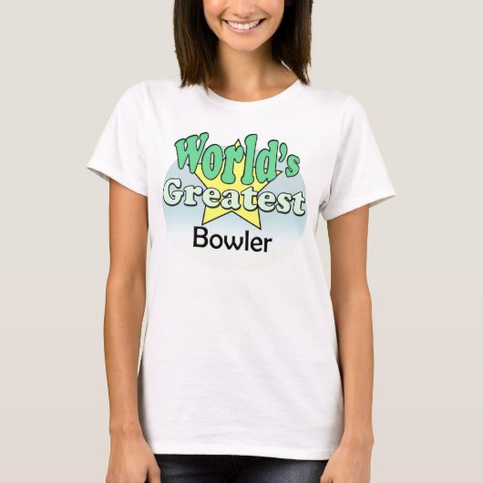 Der größte Bowler der Welt T-Shirt (Vorderseite)