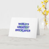 Der größte Bricklayer der Welt Karte (Gelbe Blume)