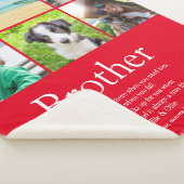 Der größte Bruder der Welt 6 Foto Collage Red Sherpadecke (3/4)