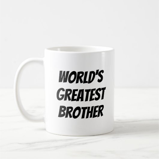 Der größte Bruder der Welt Kaffeetasse (Links)