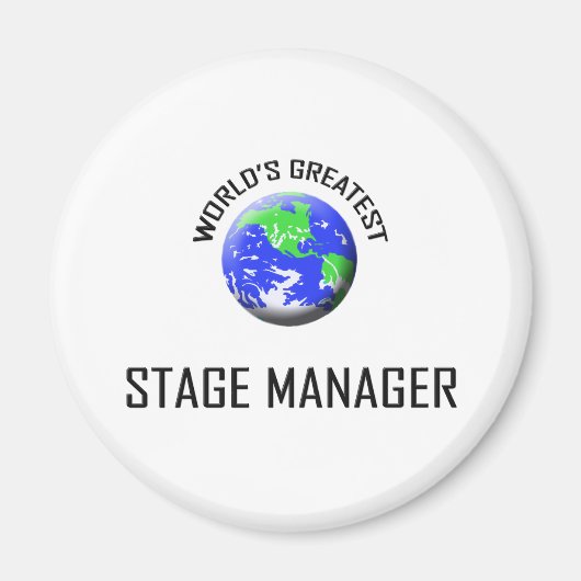 Der größte Bühne Manager der Welt Magnet (Vorne)