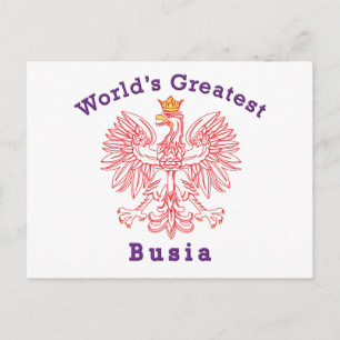 Der größte Busia-Adler der Welt Postkarte