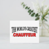 Der größte Chauffeur der Welt Postkarte (Stehend Vorderseite)