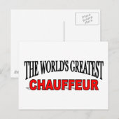 Der größte Chauffeur der Welt Postkarte (Vorne/Hinten)