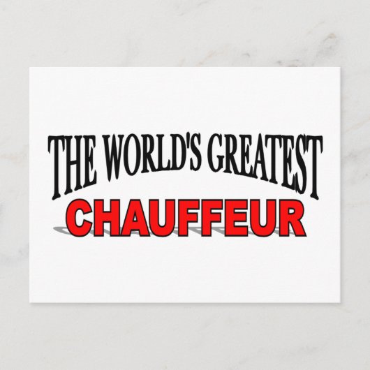 Der größte Chauffeur der Welt Postkarte (Vorderseite)