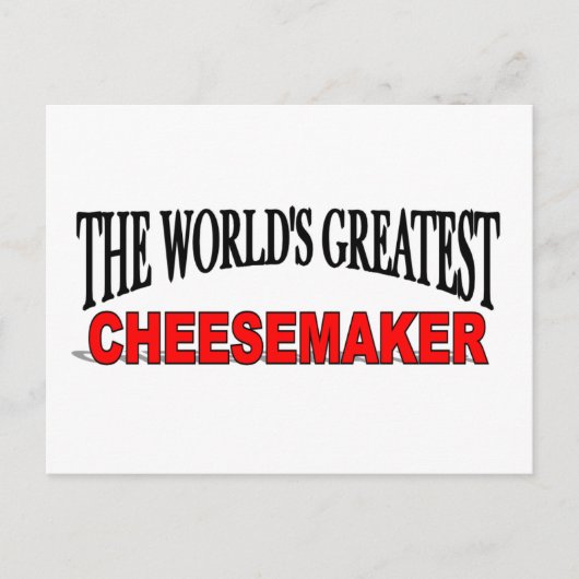Der größte Cheesemaker der Welt Postkarte (Vorderseite)