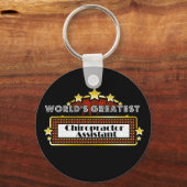 Der größte Chiropraktor-Assistent der Welt Schlüsselanhänger (Vorderseite)