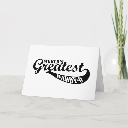 Der größte Daddy-O der Welt Karte (Vorderseite)