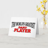 Der größte Dart Player der Welt Karte (Gelbe Blume)