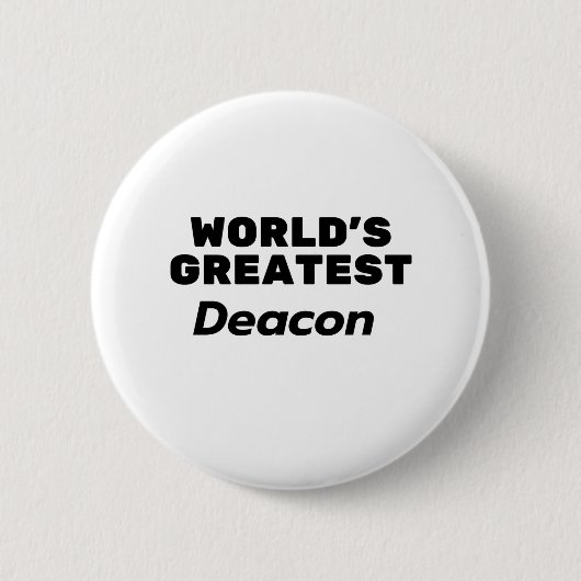 Der größte Deacon der Welt Button (Vorderseite)
