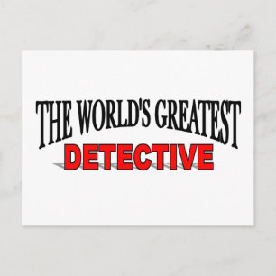 Der größte Detektiv der Welt Postkarte